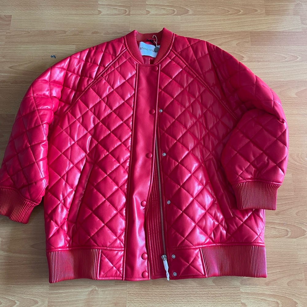 Stand Studios Faux Leather Jacket